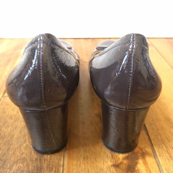 AUTH PRADA heels Patent Leather sz 37.5 - Picture 7 of 13